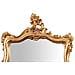 Specchiera Da Parete In Legno Finitura Foglia Oro Anticato Made In Italy L68xpr5,5xh122 Cm - Foto miniatura 2