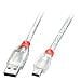 Cavo Usb 2.0 A / mini-b Trasparente 0,5m - Foto miniatura 1