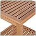 Scaffale Per Bagno A 4 Ripiani In Massello Di Teak 42x42x165cm - Foto miniatura 4