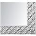 Specchio Evettes 80 Cm 80 Cm Metallo Argento - Foto miniatura 5