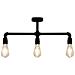 Lampadario Nero per 3 Lampadine E27 - Foto miniatura 3