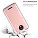 Custodia Compatibile Con Motorola Moto C Plus In Oro Rosa Metallo - Hard Case Coperchio Protettivo In Look Metallico Contro I Graffi E Gli Urti - Foto miniatura 3