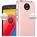 Custodia Compatibile Con Motorola Moto C Plus In Oro Rosa Metallo - Hard Case Coperchio Protettivo In Look Metallico Contro I Graffi E Gli Urti - Foto miniatura 4