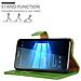 Custodia Compatibile Con Nokia Lumia 950 In Verde Erbe - Coperchio Protettiva Con Chiusura Magnetica, Funzione Stand E Tasca Per Le Carte - Foto miniatura 7