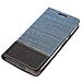 Custodia Compatibile Con Motorola Moto G2 In Blu Scuro Nero - Coperchio Protettiva Con Chiusura Magnetica, Funzione Stand E Tasca Per Le Carte - Foto miniatura 3