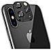 Lente Fotocamera Finta Iphone 11 Pro Nero Lente Adesiva - Foto miniatura 4