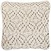 Set Di 2 Cuscini In Cotone Macramè Beige Chiaro 45 X 45 Cm Esenkoy - Foto miniatura 10