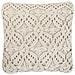 Set Di 2 Cuscini In Cotone Macramè Beige Chiaro 45 X 45 Cm Esenkoy - Foto miniatura 7