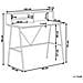 Scrivania Harison Marrone Scuro 100 Cm 53 Cm - Foto miniatura 8