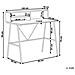 Scrivania Harison Marrone Scuro 100 Cm 53 Cm - Foto miniatura 4