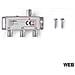 Splitter F Catv | Attenuazione Max. 6,8 Db | 5-1000 Mhz | 3 Uscite - Foto miniatura 5