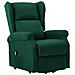 Poltrona Alzapersona Verde Scuro in Tessuto - Foto miniatura 2