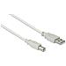 USB 2.0 A / B, 0.25m 0.25m USB A USB B Bianco cavo USB - Foto miniatura 1