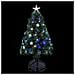 Albero Dei Fiocchi Di Neve In Fibra Ottica Di Vilnius - 120 Cm - Verde - Foto miniatura 1
