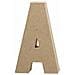 Lettera Alfabeto 3D In Cartapesta - 17.5x5.5 Cm, Decorabile, Per Iniziali, Festeggiamenti, M (Altezza 17.5 Cm)