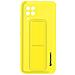 Cover Per Samsung Galaxy A42 Cavalletto Pieghevole Magnetico Wozinsky Gialla - Foto miniatura 1