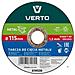 Verto Disco Da Taglio Per Metallo 115x22,2x1,5mm En12413, 41 A46-t-bf - Foto miniatura 1