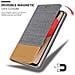 Custodia Compatibile Con Samsung Galaxy A02s In Grigio Chiaro Marrone - Coperchio Protettiva Con Chiusura Magnetica, Funzione Stand E Tasca Per Le Carte - Foto miniatura 7
