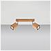 Applique Da Soffitto In Legno Keke 2 Legno 200x50x300 Mm Legno - Foto miniatura 9