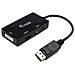 133441 Cavo E Adattatore Video 0,24 M Displayport Dvi-d + Vga (d-sub) + Hdmi Nero - Foto miniatura 1