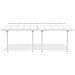 Pergola Addossata /posto Auto Coperto 18m² Kleo 600l300 Alluminio Bianco - Foto miniatura 3