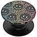 Popgrip Per Smartphone Standard Stampa Feel The Bass, Nero - Foto miniatura 1