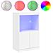 Credenza Con Luci Led Bianca 60,5x37x100 Cm - Foto miniatura 2