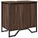 Mobile Lavabo Bagno Rovere Marrone 60x35x60cm In Truciolato - Foto miniatura 2