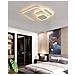 Plafoniera Led Luce Calda Lampadario 3 Quadrati 48 Watt Quadrato Moderno - Foto miniatura 2