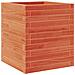 Fioriera Giardino Marrone Cera 40x40x46 cm Legno Massello Pino - Foto miniatura 3
