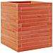 Fioriera Giardino Marrone Cera 40x40x46 cm Legno Massello Pino - Foto miniatura 1