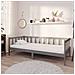 Divano Letto Con Materasso 90x200 Cm Grigio In Legno Di Pino - Foto miniatura 8