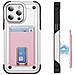 Supporto Porta Carte Magnetico Sottile - Sensazione Al Tatto Pink - Foto miniatura 3