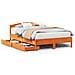 Letto senza Materasso Marrone Cera 120x200 cm in Legno di Pino - Foto miniatura 1
