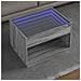 Tavolino da Salotto con LED Infinity Grigio Sonoma 70x50x50 cm - Foto miniatura 2