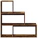Libreria Divisorio 3Ripiani Legno Antico 123x29x123 Truciolato - Foto miniatura 5