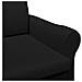 poltrona Nero 76 x 94 x 102 cm Tessuto - Foto miniatura 7