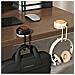 Set Di 2 Ganci Laterali Per Scrivania Senza Foratura - Porta Borse Portatile Black - Foto miniatura 5