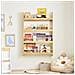 Libreria Montessori Per Bambini Con 4 Ripiani A Parete Per Libri E Giochi Naturale - Foto miniatura 4