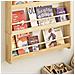 Libreria Montessori Per Bambini Con 4 Ripiani A Parete Per Libri E Giochi Naturale - Foto miniatura 7