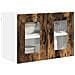 Pensile cucina con porta 2 pcs Rovere fumé 60 x 31 x 40 cm - Foto miniatura 3