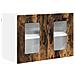 Pensile cucina con porta 2 pcs Rovere fumé 60 x 31 x 40 cm - Foto miniatura 6