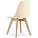 Sedia KITO - Design ergonomico senza tempo in crema x 1 - Foto miniatura 4