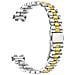 Elegante Bracciale In Acciaio Inossidabile Con Perle Compatibile Con Huawei Band 8/9/10 Silver+gold - Foto miniatura 1