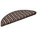 Tappetini per scale autoadesivi 15 pcs Marrone 56 x 17 x 3 cm - Foto miniatura 1