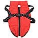 Cappotto per Cani con imbracatura Rosso L28 Pile e Poliestere - Foto miniatura 2
