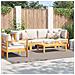 Tappeti per area HUARTE Beige 340 x 240 cm Poliestere - Foto miniatura 3