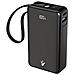 Powerbank Con Schermo Lcd 10000 Mah Usb E Type C Quickcharge 35w Pps Nero, Cavo Integrato - Foto miniatura 1