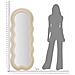 Specchio Con Cornice Onde-beige-mdf-60x4x160 Cm - Foto miniatura 6