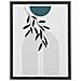 Set 3 Cornici Aspen In Mdf Nero Con Stampe Botaniche — 2 Formati - Foto miniatura 3